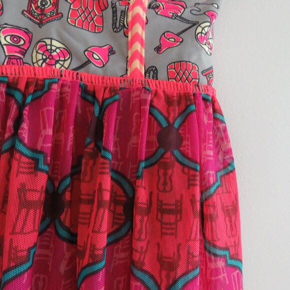 MAAJI Sublime Blimey Cover Up Bright Mesh Skirt Maxi Dress - Size S - Picture 10 of 15